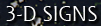 dimensional signs