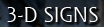 dimensional signs